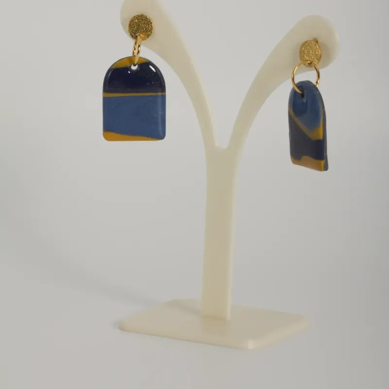 Boucles bleues & jaunes