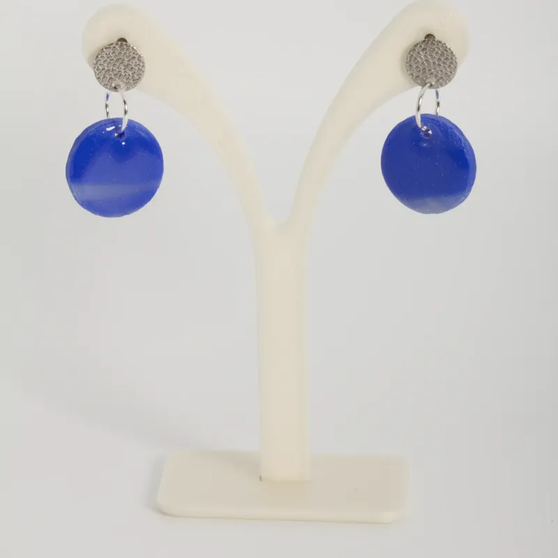 Boucles bleu roi 