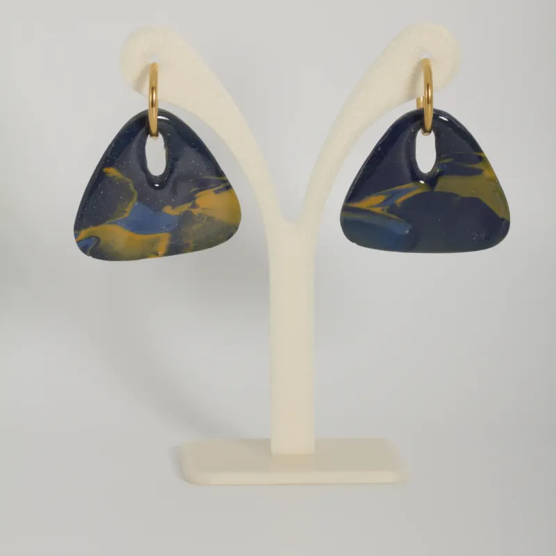 Boucles bleues & jaunes