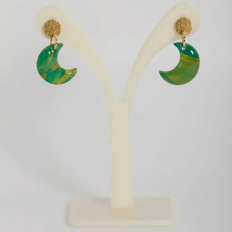 Boucles jaunes et vertes