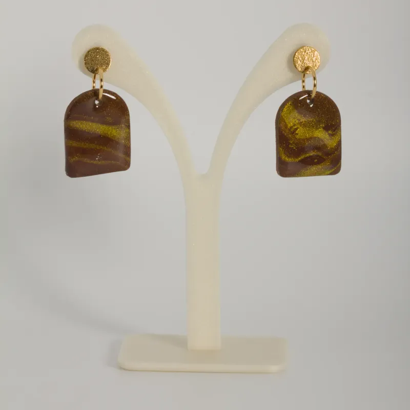 Boucles brunes & vertes