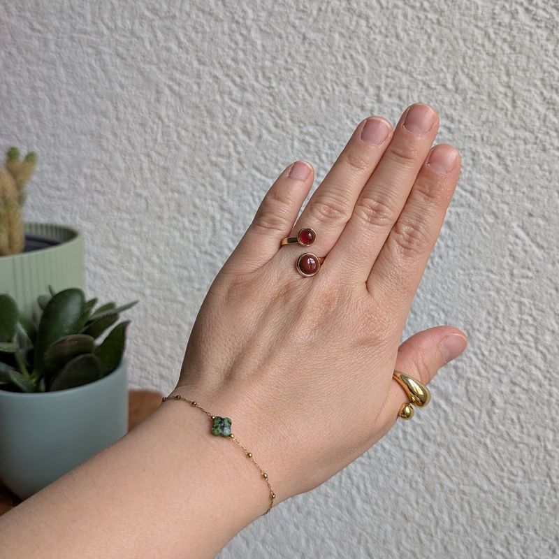 Bague « essence jumelle »