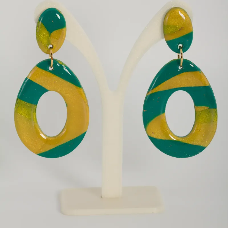 Boucles pétrole & jaunes