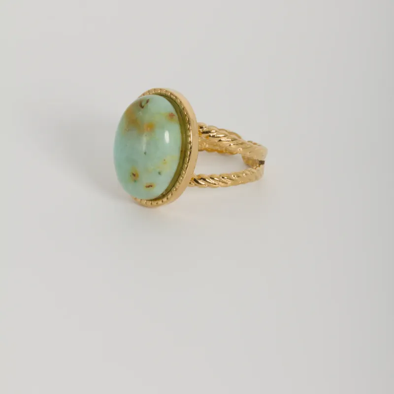 Bague « éclat tressé »