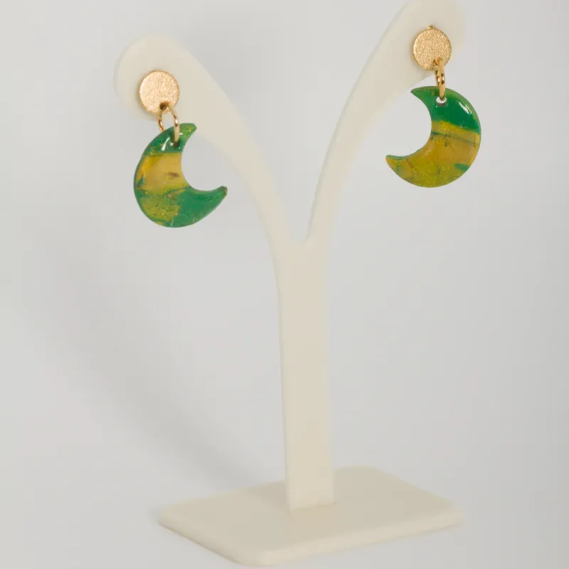 Boucles pétrole & jaunes