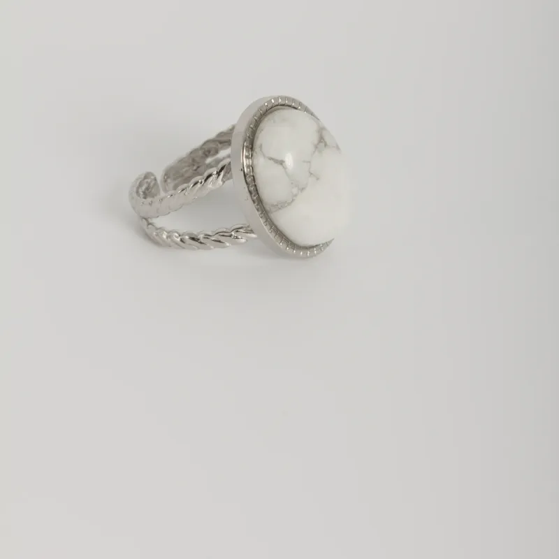 Bague « éclat tressé »