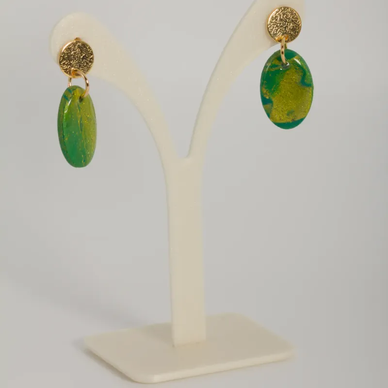 Boucles jaunes et vertes