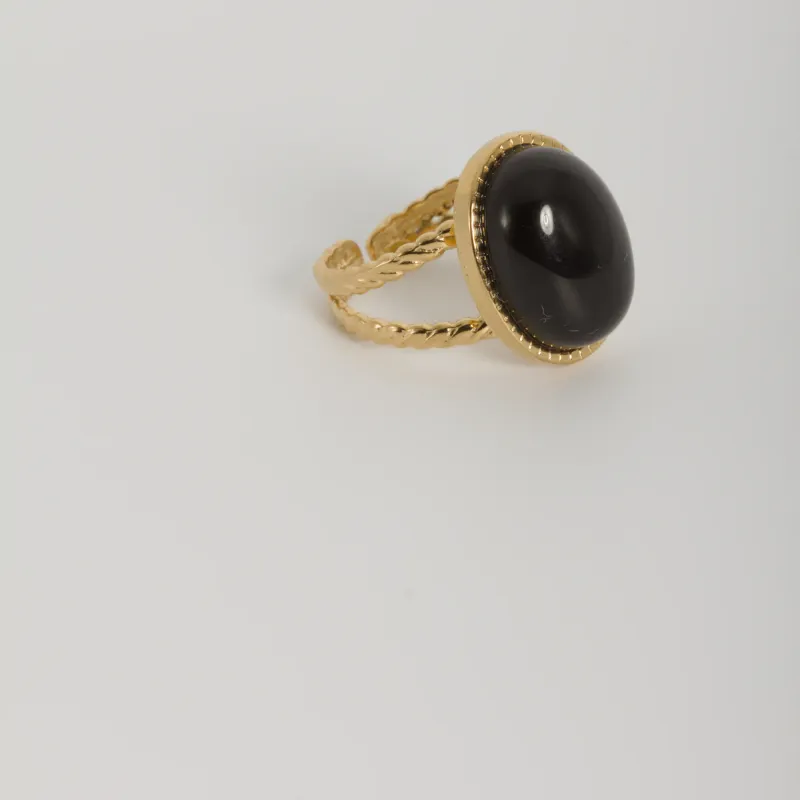 Bague « éclat tressé »