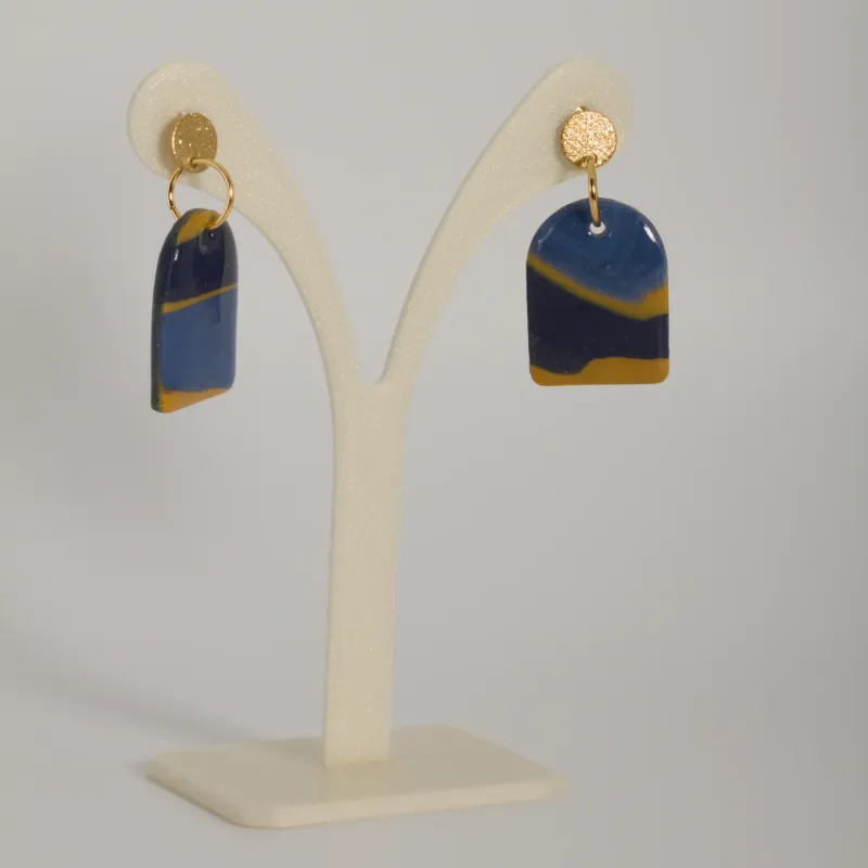 Boucles bleues & jaunes