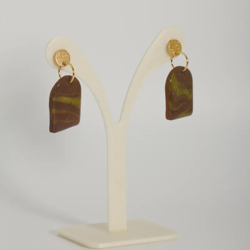 Boucles brunes & vertes