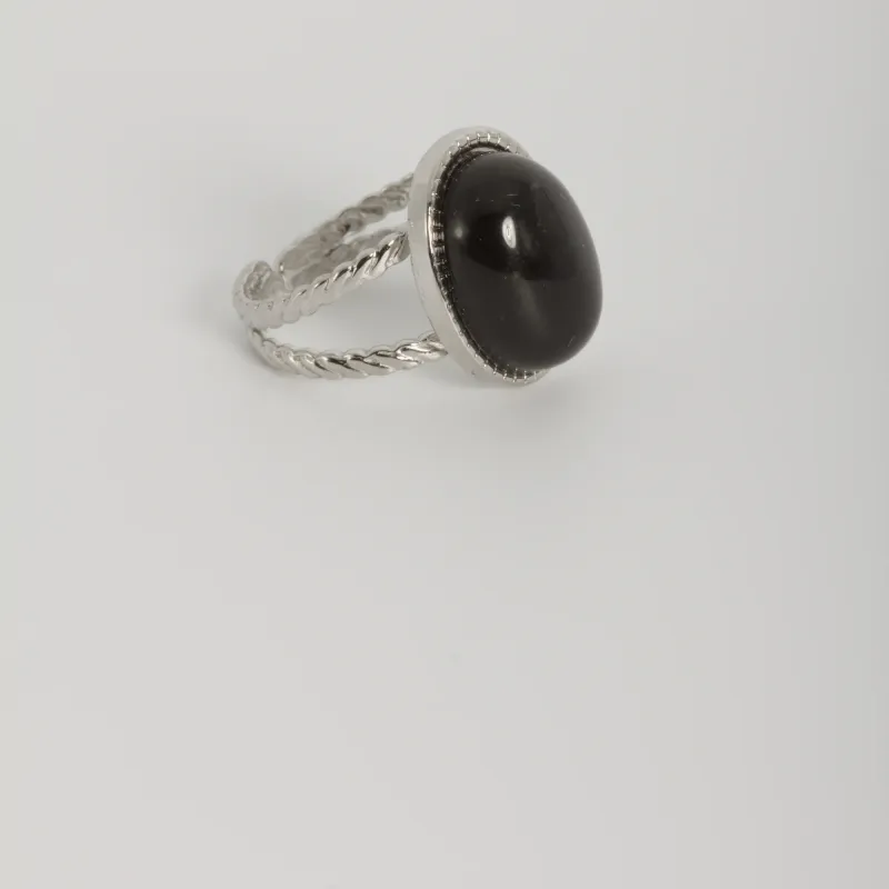 Bague « éclat tressé »