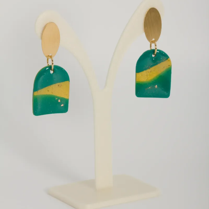 Boucles pétrole & jaunes