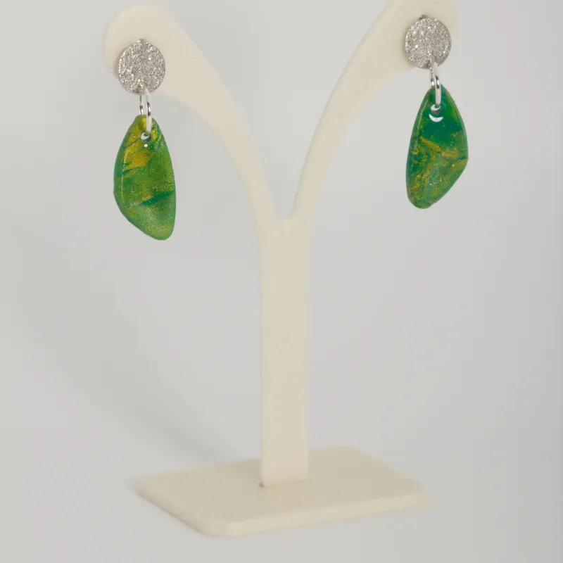 Boucles jaunes et vertes