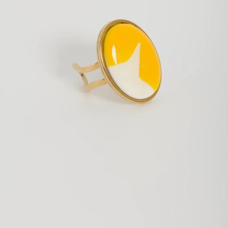 Bague jaune