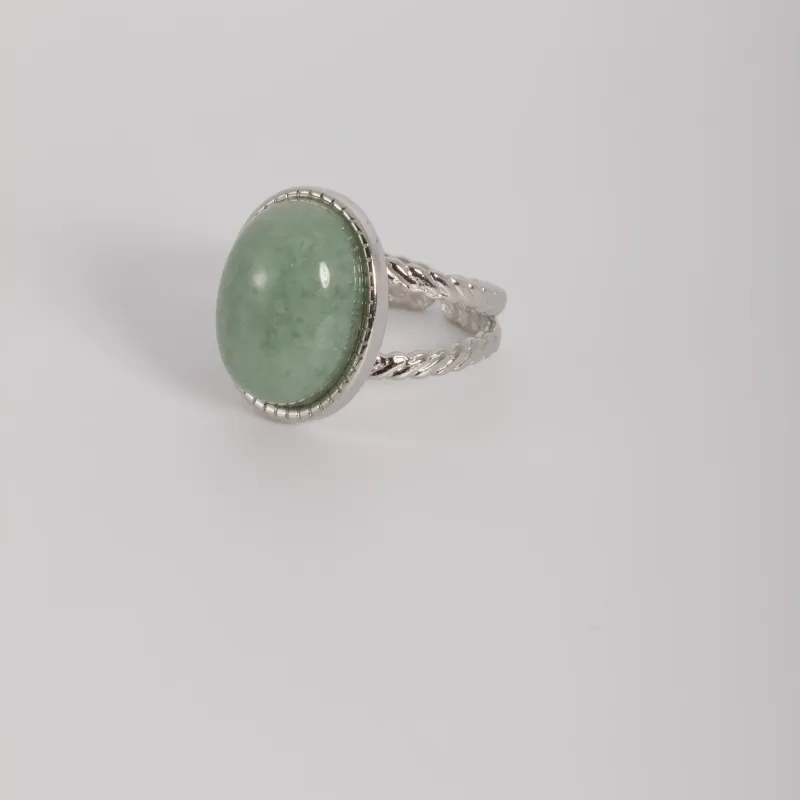 Bague « éclat tressé »