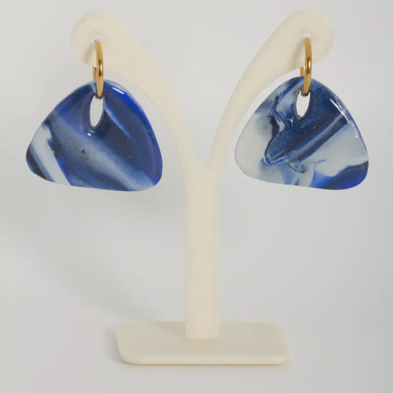 Boucles bleu roi 